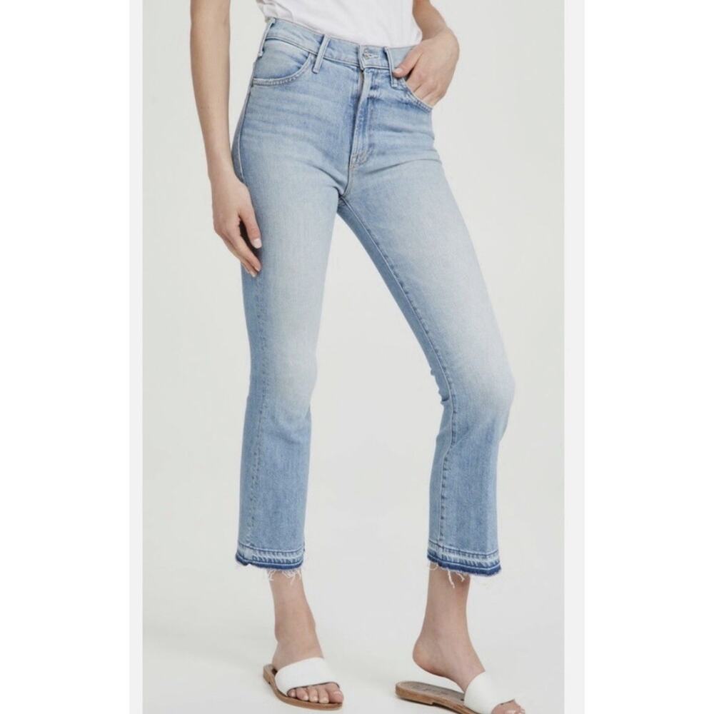 Mother Superior Jeans The Hustler Ankle‎ Undone Hem On My Feet 28 Preppy Altered